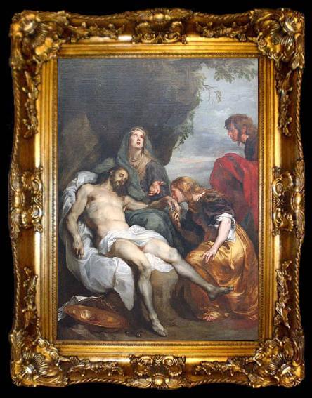 framed  Anthony Van Dyck The Lamentation over the Dead Christ, ta009-2
